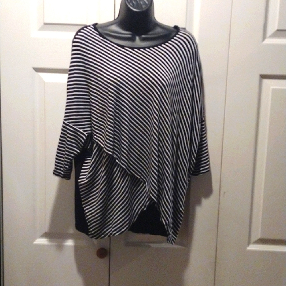 Fashion Avenue Striped Top S